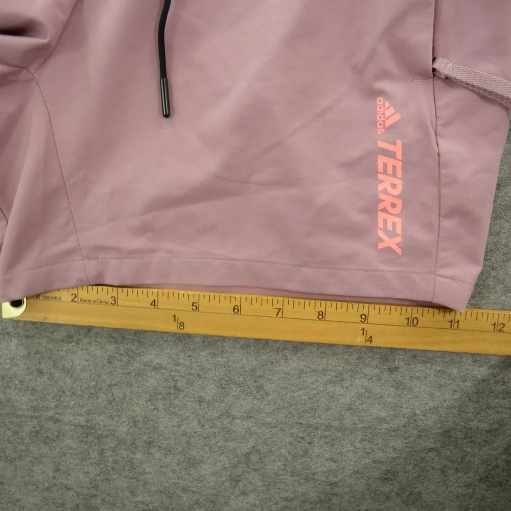Adidas Shorts Womens Medium Pink Terrex Liteflex Hiking Lightweight Drawstring